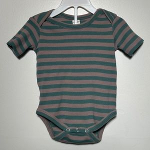 Kate Quinn | bodysuit | Sagebrush Stripe | organic cotton | skinny rib | 6-12m